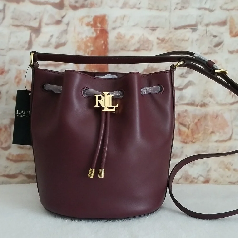 New Ralph Lauren Andie Drawstring Bag - Picture 13 of 13